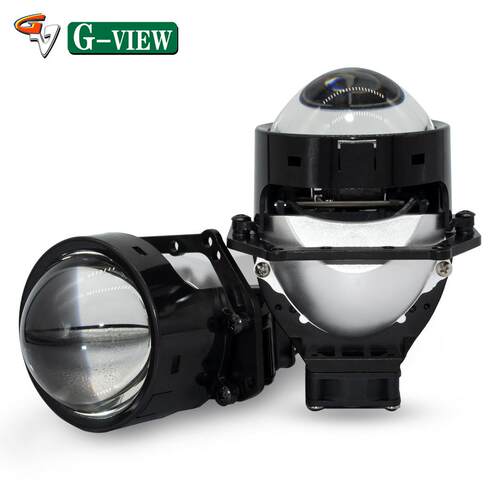 G-view大功率led汽车大灯G17 100W LED双光透镜超亮聚光前照灯