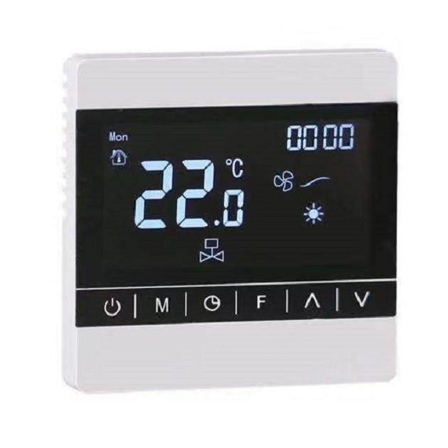 水地暖温控器智能温控开关液晶电热温度控制器恒温水采暖通用面板