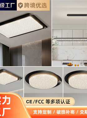 轻奢意式客厅吸顶灯家用护眼书房卧室灯现代简约高级感全屋灯具
