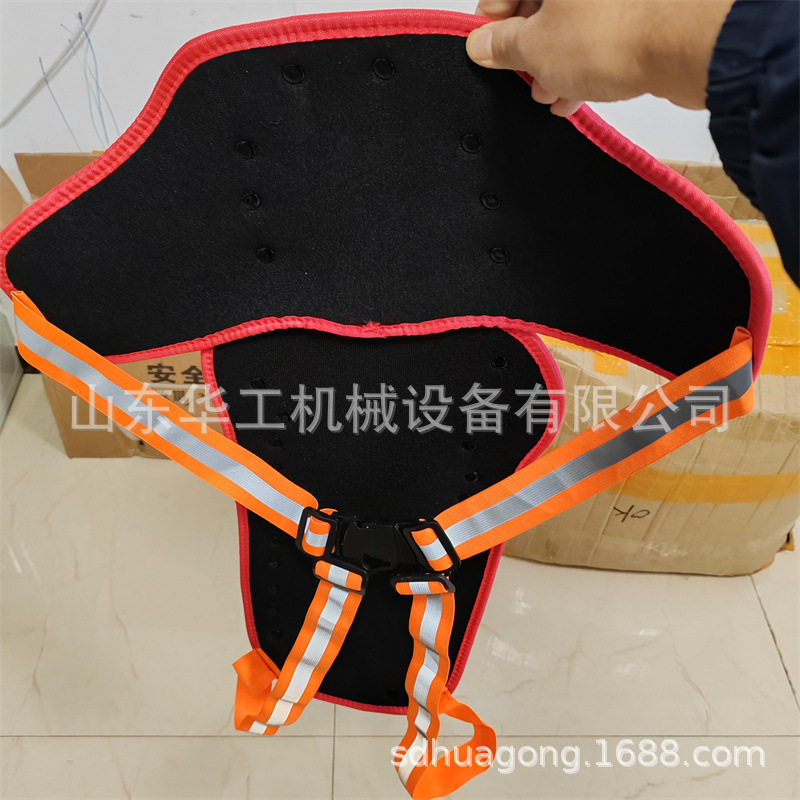 华工升级款安全背甲矿场工地防护背甲矿用防砸背夹安全背护