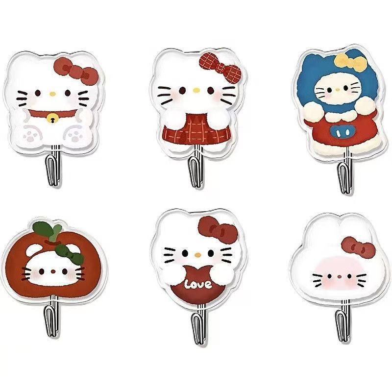 可爱KT挂钩强力粘胶免打孔