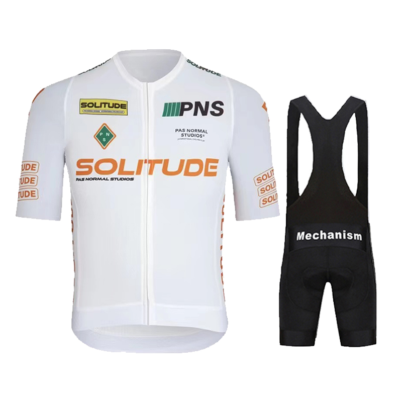 2023PAS 夏季骑行套装 短袖公路自行车骑行服上衣牛奶丝舒适透气