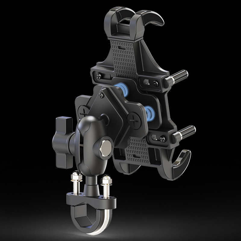 摩托车电动车巧格i导航支架外卖骑手NMAX155摩旅手机支架防震新款