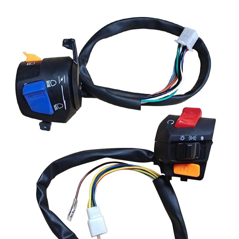 汽油宗申110-150三轮摩托车加油器转把开关总成车把开关启动大灯