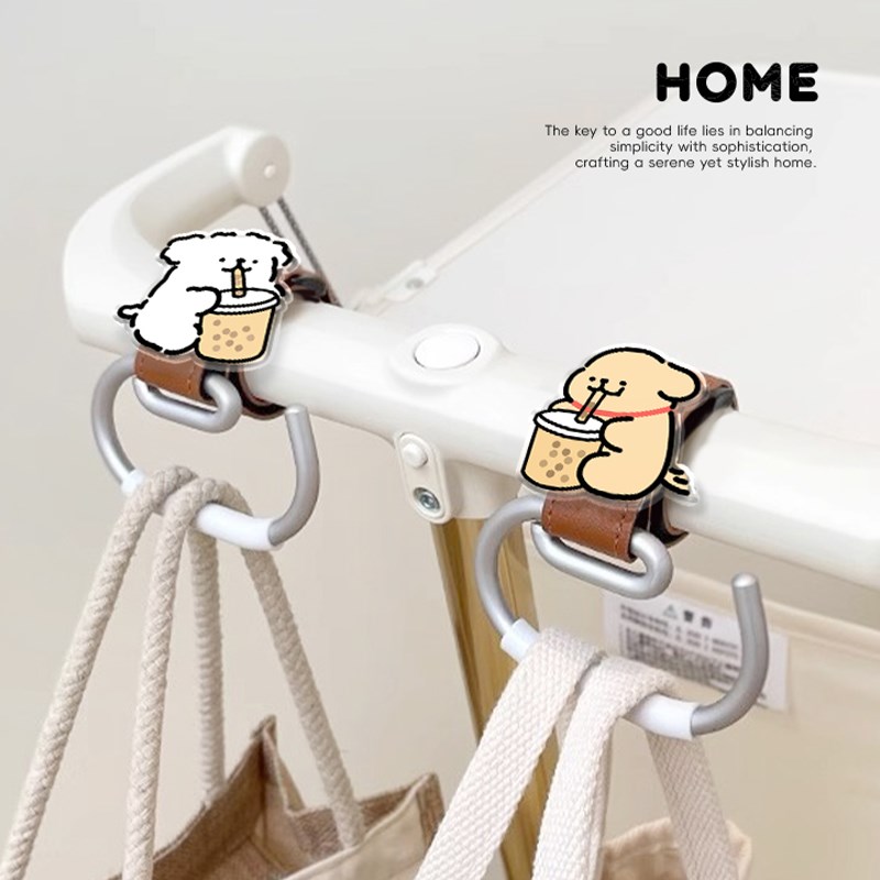 奶茶狗婴儿车挂钩通用推车挂钩母婴童车置物收纳自行车电动车挂钩
