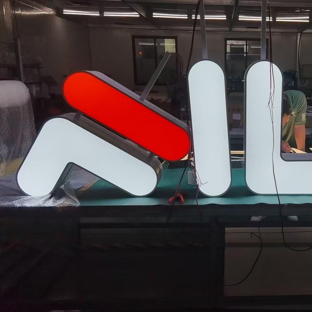 双面发光吊挂发光字亚克力灯箱广告牌招牌门牌展示牌门头店招