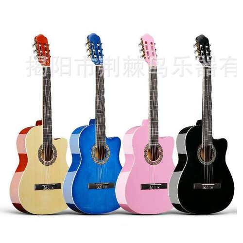 32寸34寸36寸39寸云杉木亮光初学者学生古典吉他木吉他guitar厂家