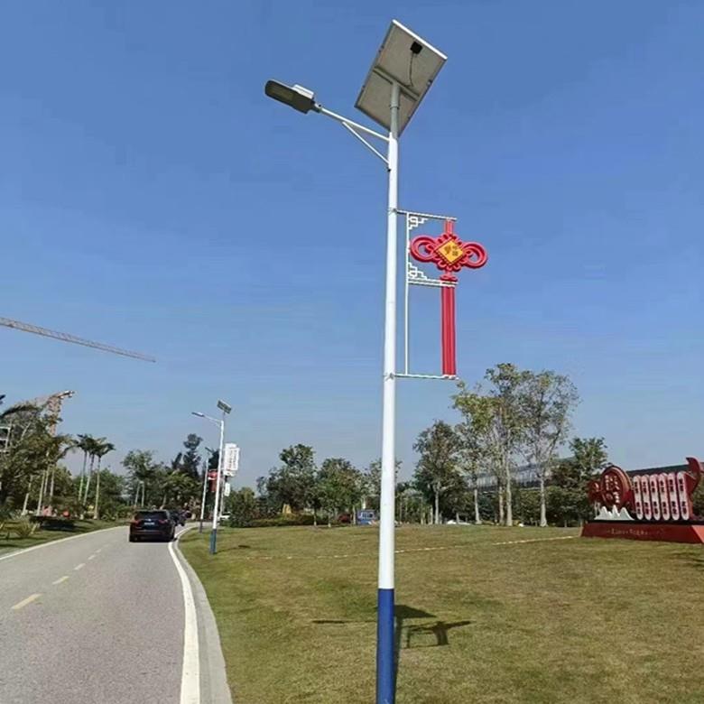 带中国结8米太阳能路灯厂家