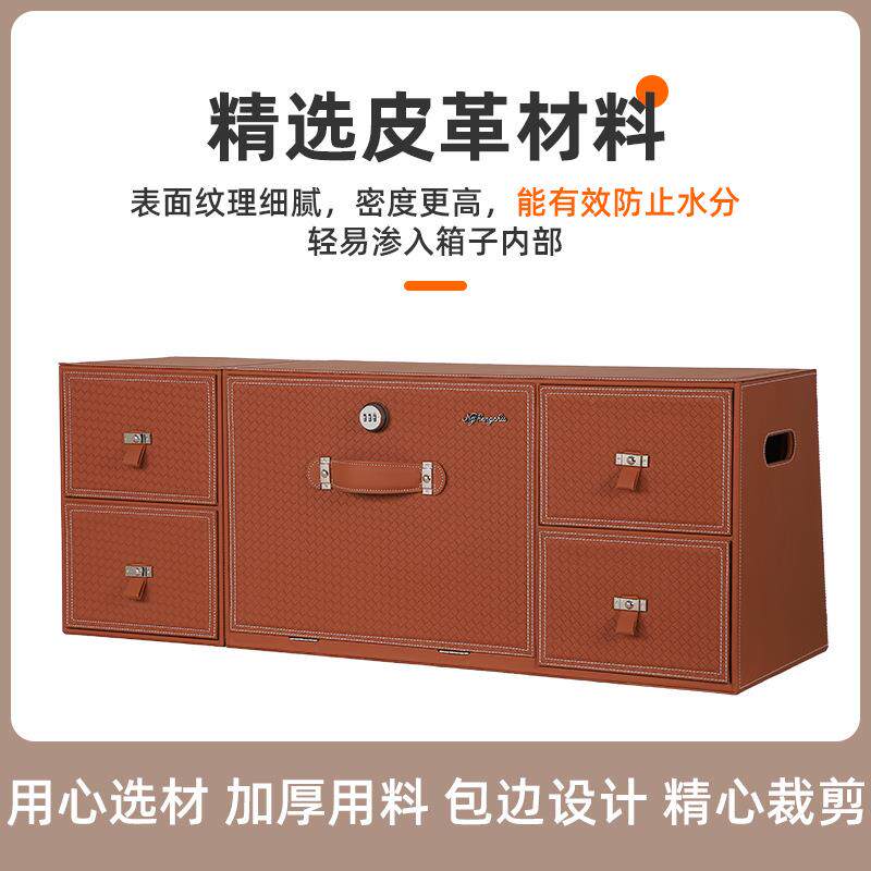 收纳箱 汽车后备箱车载储物箱抽屉箱置物盒大容量网红折叠整理箱