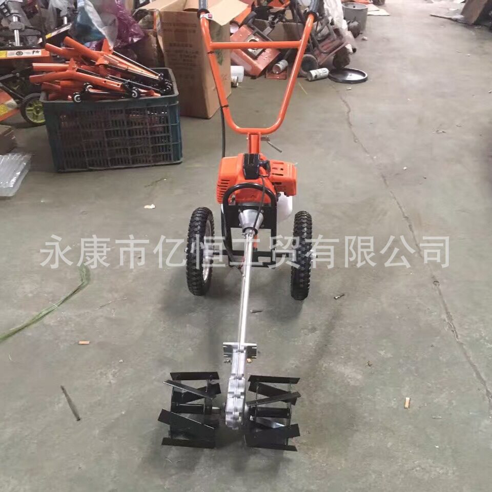 厂家热销手推式割草机除草松土机割草机小型汽油打草除草机