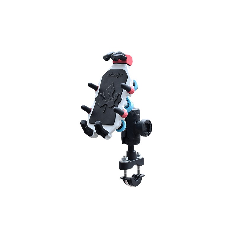 电动车手机支架摩托车手机支架减震防抖外卖踏板车载八爪手机支架