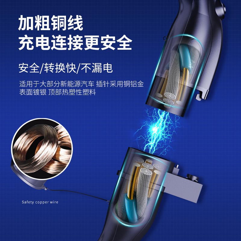 理想L7L8L9充电桩枪延长线原装适配原装适配原枪新能源电动汽车