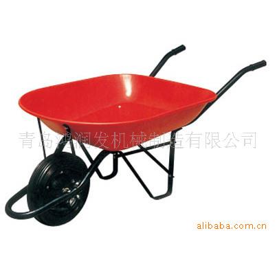 园林工地建筑用工具手推车拉货小推车黄色WB5013