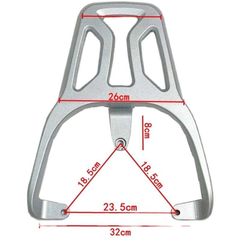爱玛礼尚N370电动车后尾架理想支架礼想电瓶车货架小刀后尾箱衣架