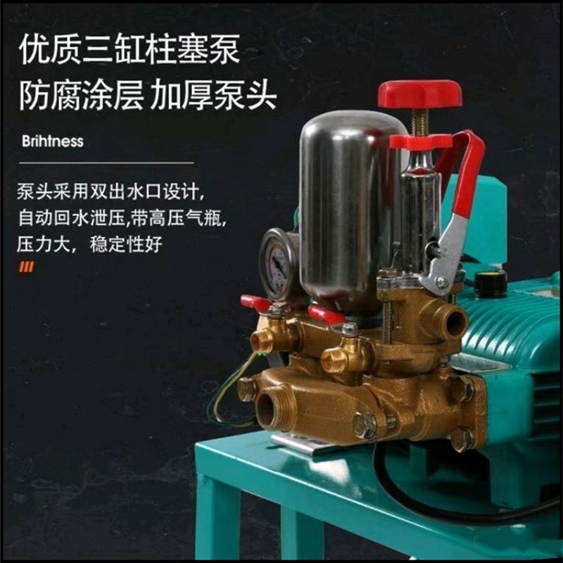 小型遥控自动排管双电机电动打药机高压农用新式喷雾器植保机械