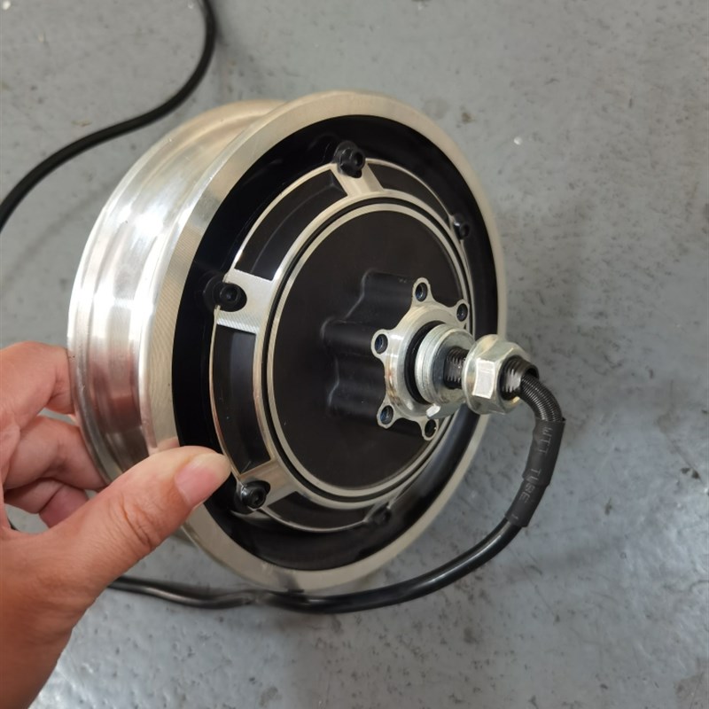 10寸碟煞轮毂无刷滑板车电动车马达配10*2.125 2.5 2.75 3.0轮胎