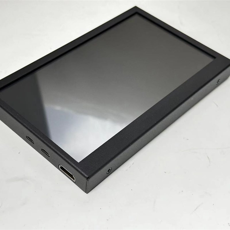 7寸IPS树莓派显示器窄边4B3B免驱电容触摸HDMI电脑机箱副屏aida64