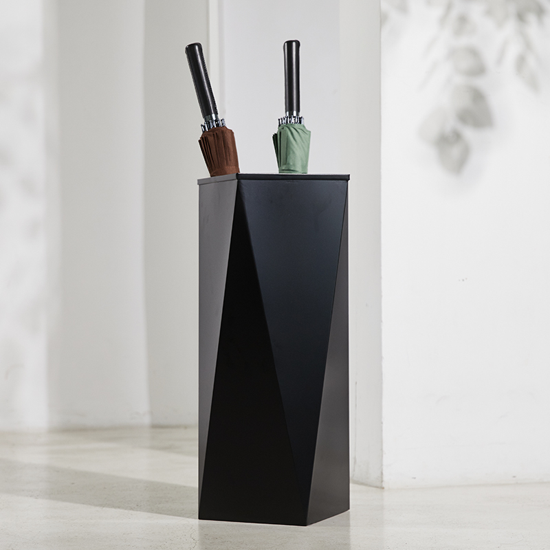 北欧简约雨伞桶家用o雨伞架铁艺办公放伞筒创意几何高端雨伞收纳