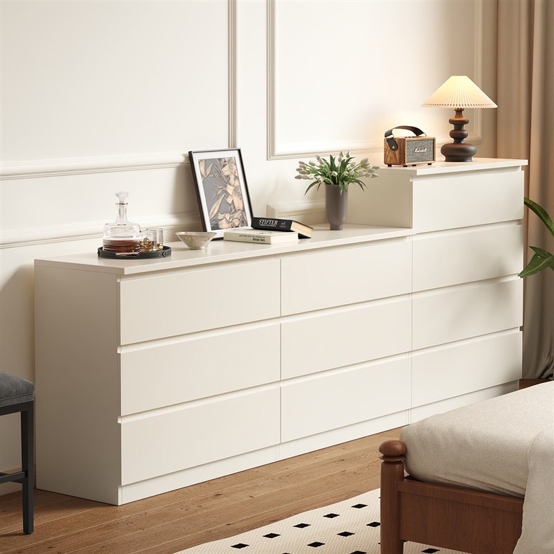 三梦马尔姆法式实木斗柜卧室床尾置物抽I屉柜五斗柜客厅收纳储物