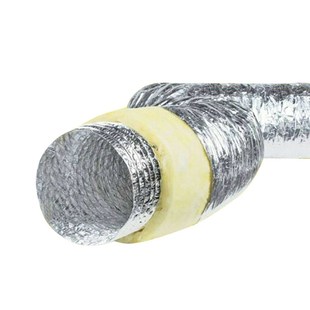 中央空调保温软管夹筋保温管中央空调软风管消音加厚加筋保温管