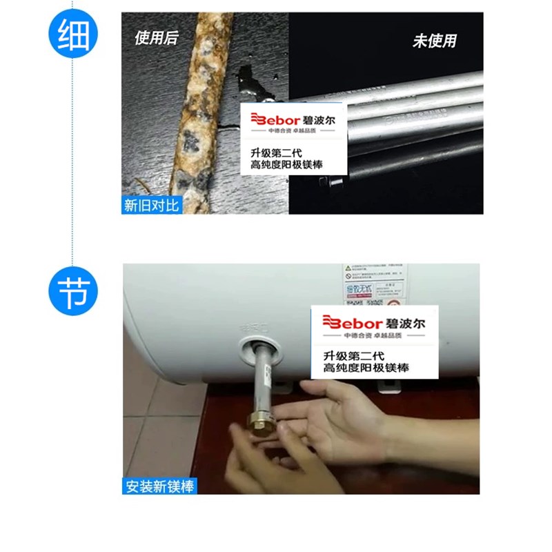 适用碧波尔电热水器/热水器镁棒排污口30/50/60/80/100L原厂配件