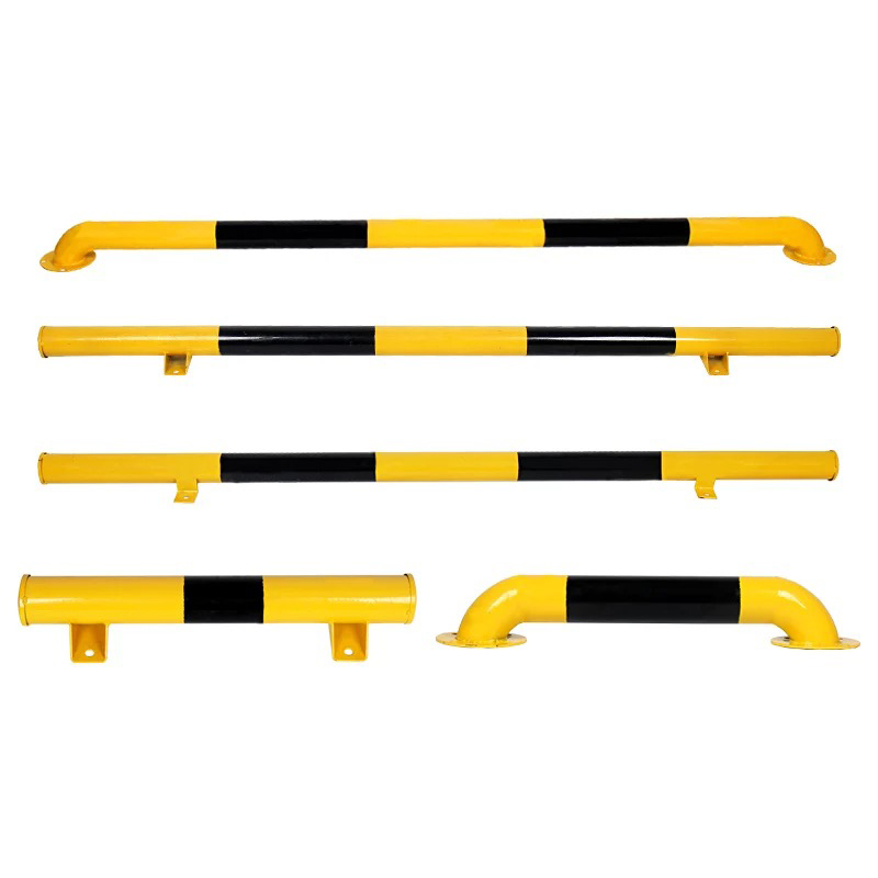 钢管挡车杆 车位U型车轮定位器车库限位器防撞止退器加厚铁挡车杆