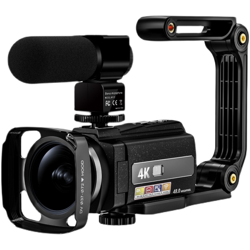 入门级数码VLOG摄像机高清手持DV摄影机录像机旅游家用学生4K摄录