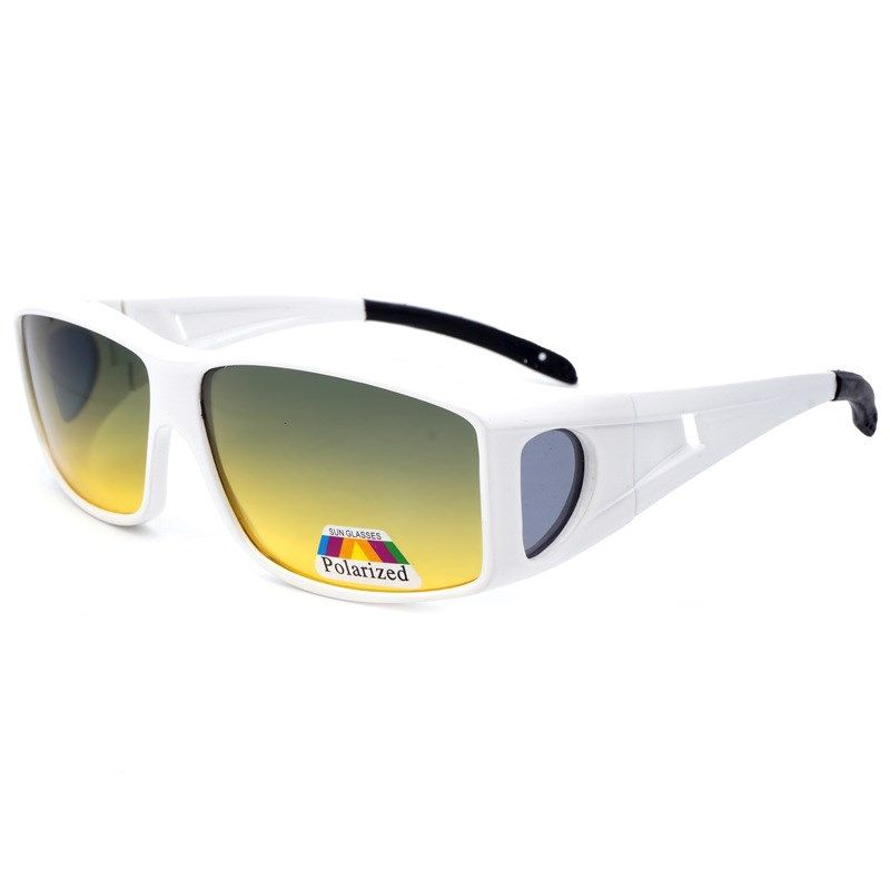 外销运动骑车近视专用偏光夜视日夜两用套镜挡风镜摩托车司机眼镜