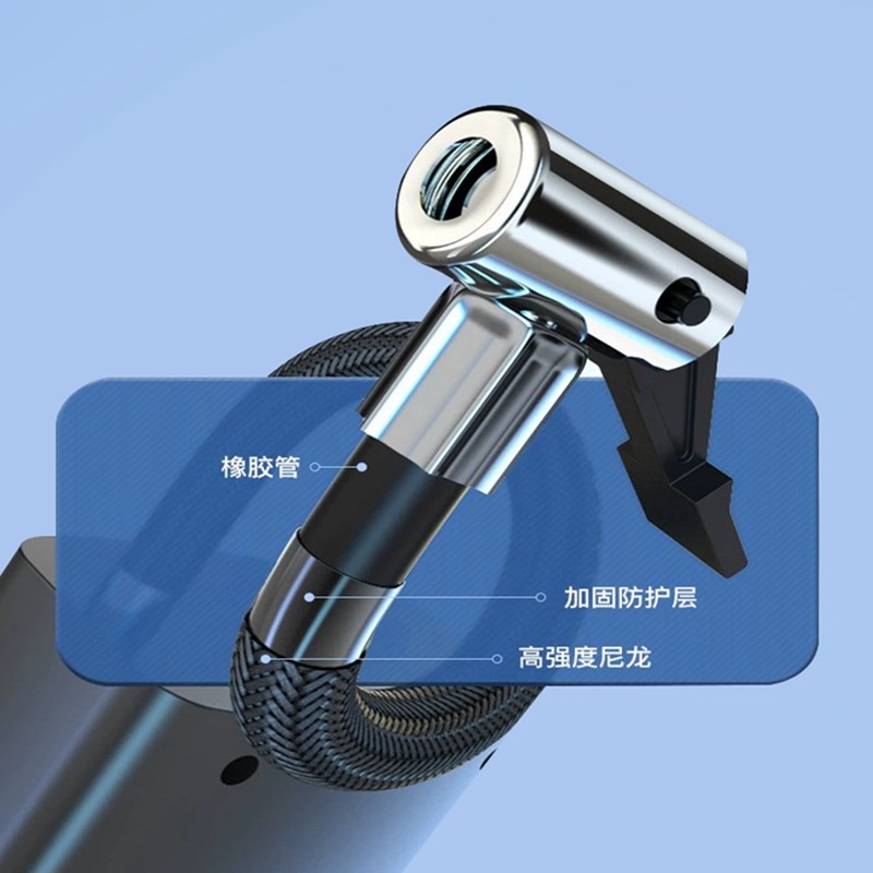 摩托电瓶电动自行车打气筒便携迷你电动球针充气打气泵车载充气筒