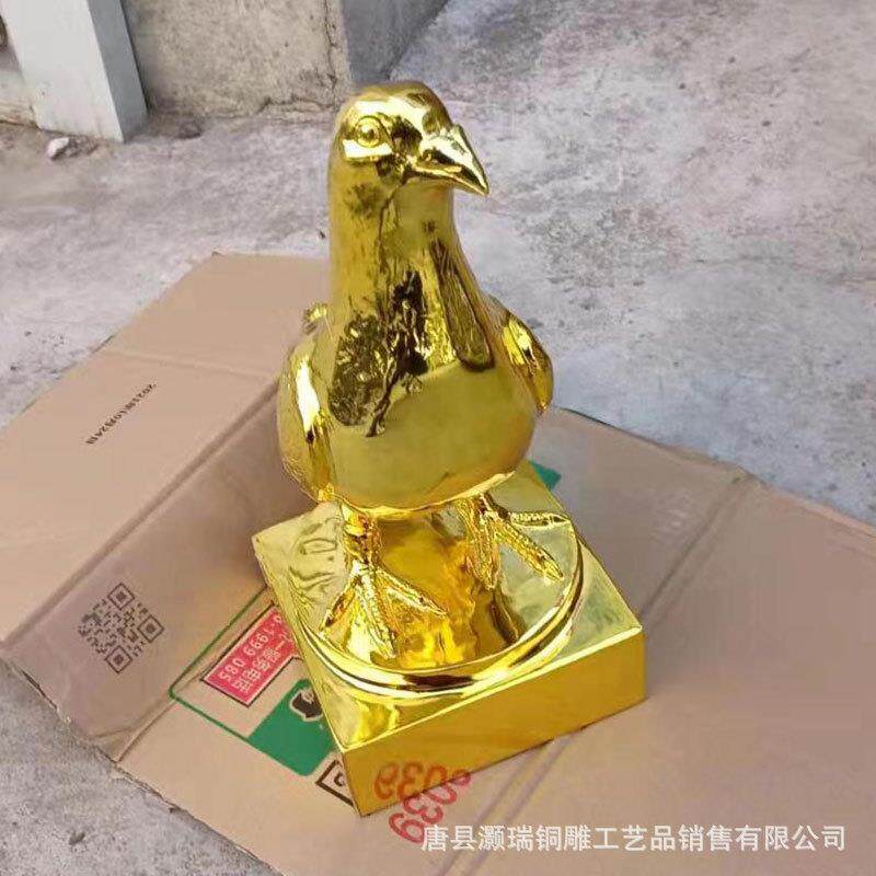 厂家办公室家居家铜工艺饰品摆件铸铜和平鸽铜鸽子摆件
