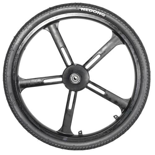 耐动新品20x1.75双弹免充气电动自行车减震舒适实心蜂窝轮胎轮组