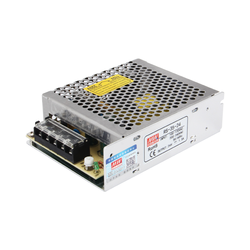 明纬RS-150-24开关电源220转5v12v24大功率监控灯带直流变压器