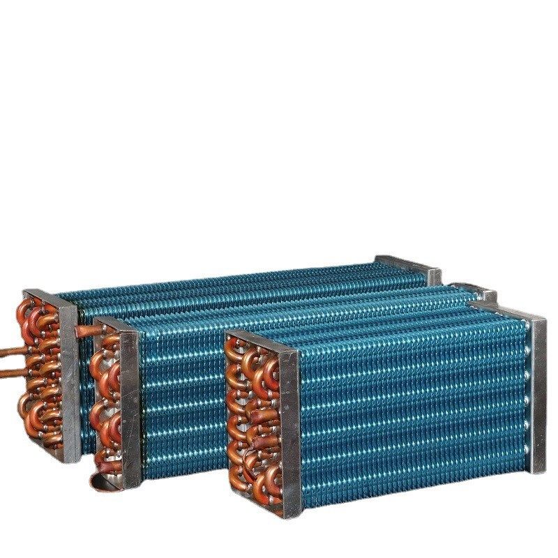 冰箱蒸发器冷凝器制冷展示柜冰柜冷藏室风冷水冷小型铜管散热器