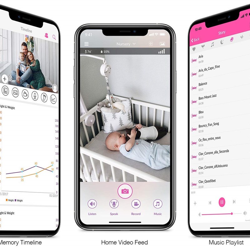 iBaby I2宝宝婴儿看护监视器无线WIFI远程监护高清家庭监控摄像头
