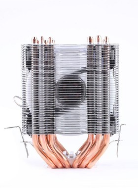 12代1700四铜管台式电脑cpu散热器i5 i7AMD 4p温控双环彩灯风扇