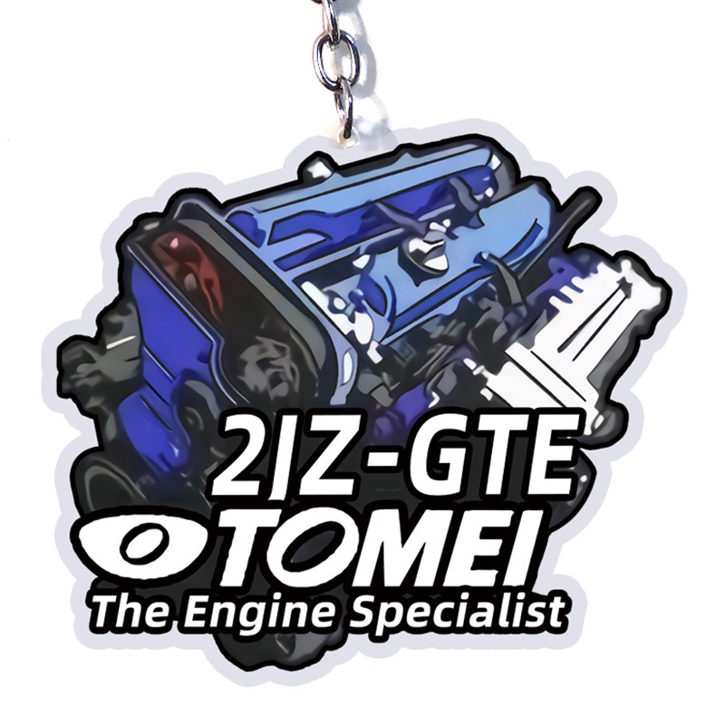 思域FD2本田飞度GK5跑车K20可定制车牌改装车JDM车型钥匙扣定制