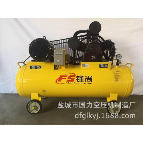 厂家直销W-0.9/12.5三相电动活塞式皮带式空气压缩机泵头整机