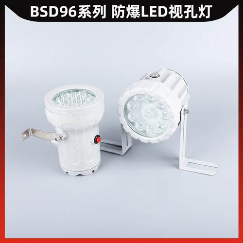 BSD96系列LED防爆视孔灯反应釜防爆视镜灯12V24V36V220V探照灯