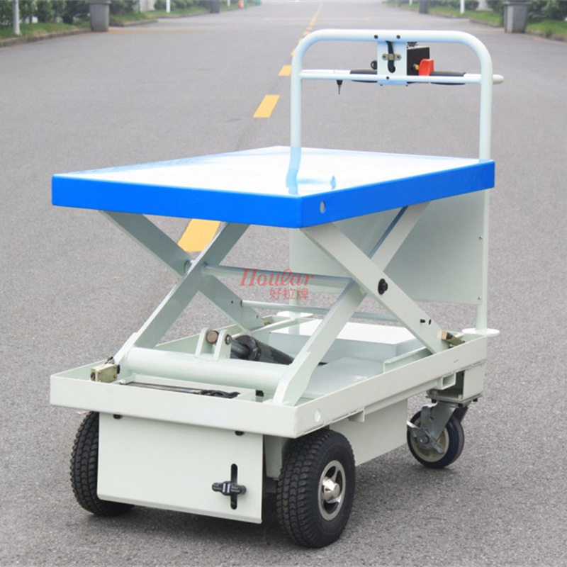 HG-109全电动平台车单叉电动升降平板车/POWER LIFT TABLE图片