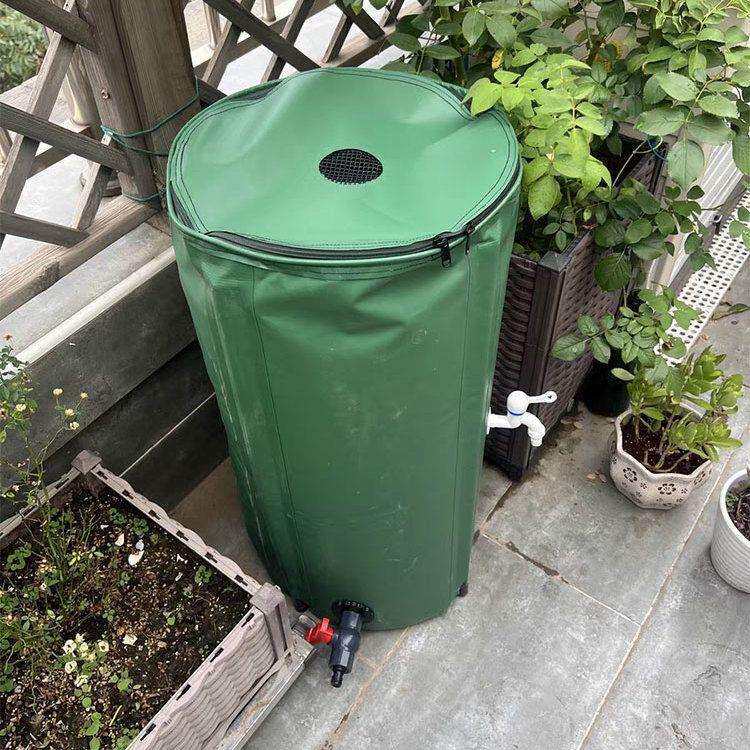 水桶便携式折叠家用雨水收集器接罐蓄多功能户外大容量储水桶庭院