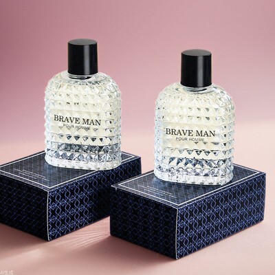 电商香水勇敢男士银色山泉拿破仑男士持久木质调外贸perfume