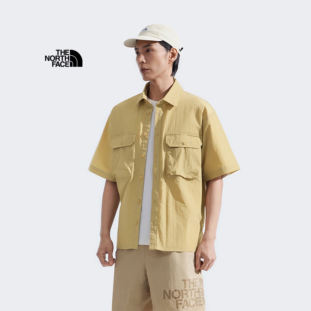 北面男户外防风防泼水工装衬衫