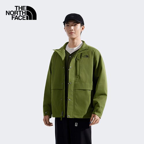 北面户外男防水保暖棉服二合一