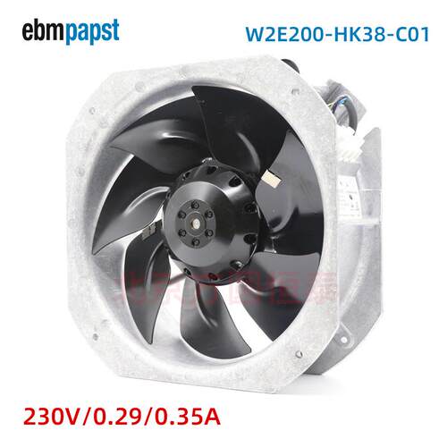 W2E200-HK38-C01 ebmpapst轴流风扇 230V 200mm 电气柜 储能风扇