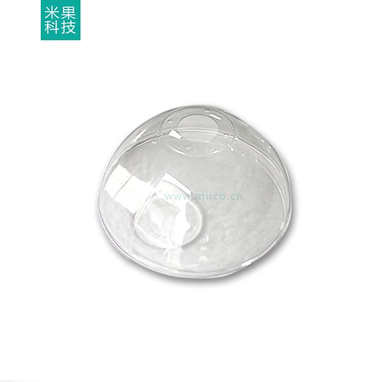 PC透明灯罩亚克力半圆球罩聚碳酸酯防尘盖工矿灯球泡灯塑料保护壳