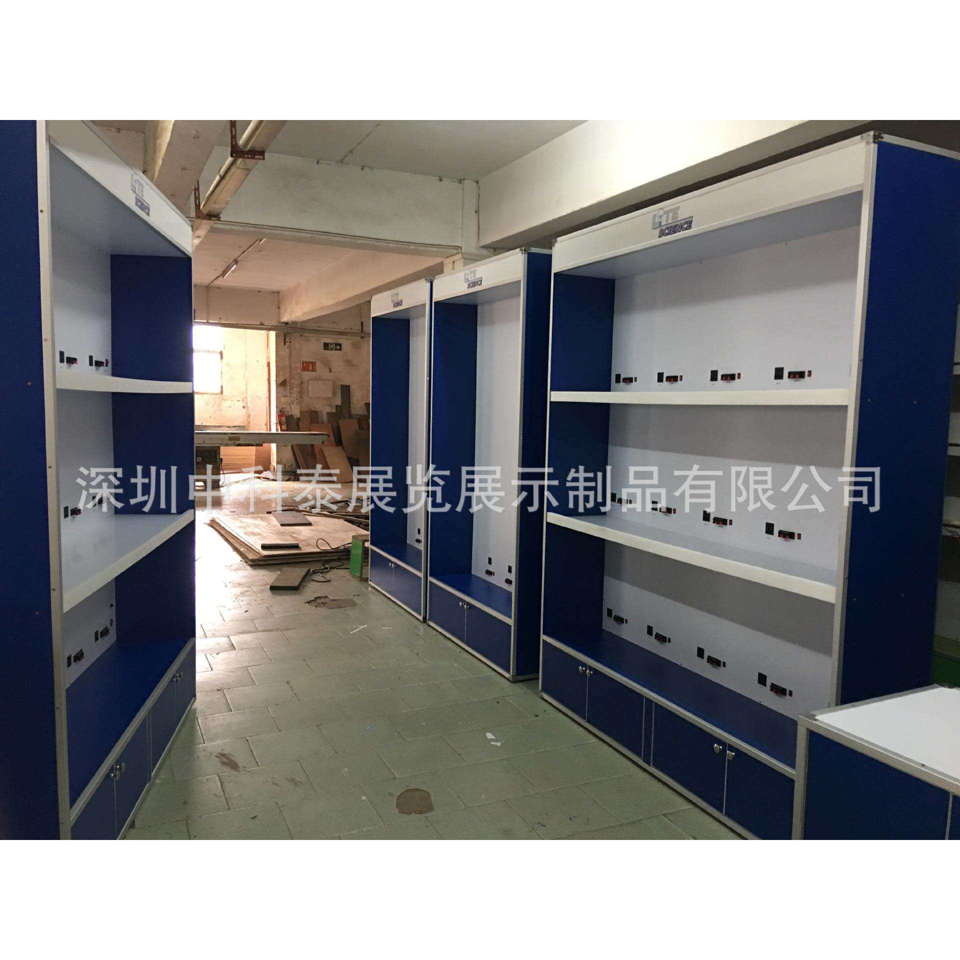 厂家专业设计定 制LED展示柜LED灯具展示架多功能测试架