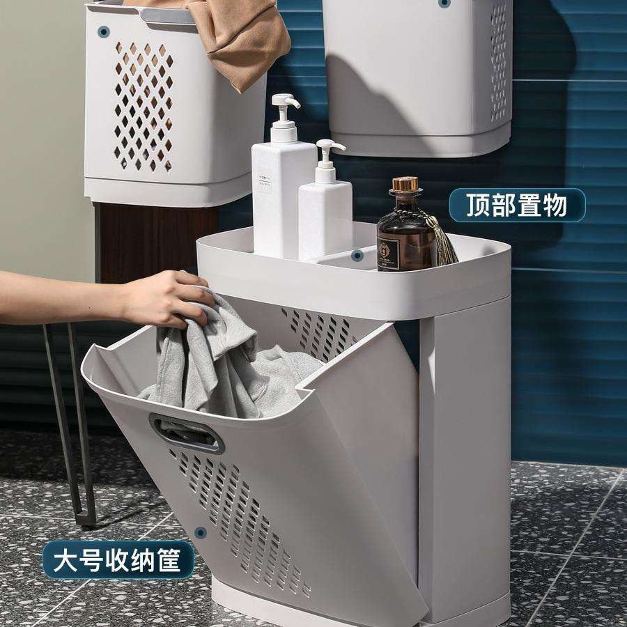 脏衣篮浴室衣服收纳筐家用分类洗衣篮卫生间置物架大号脏衣篓E18