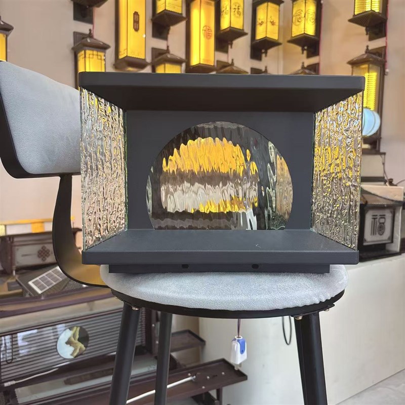 太阳能柱头灯庭院门柱q灯家用别墅大门柱子围墙灯户外防水庭院灯