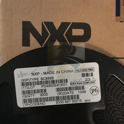 BC856B供应NXP原装三极管 印字3B 0.1A/65V PNP 封装SOT-23 3k/盘
