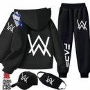 艾伦沃克AlanWalker嘉豪同款 学生外套 战衣男儿童套头连帽卫衣套装